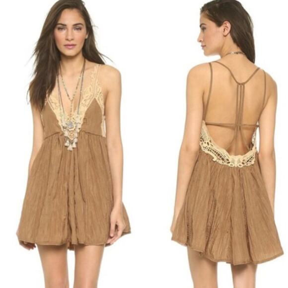Free People X Revolve Breathless Mini Slip Dress Size Small - Picture 1 of 7